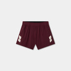 Short de running para hombre Tramuntana Short en color burdeos - BILMA colección Respect the Distance