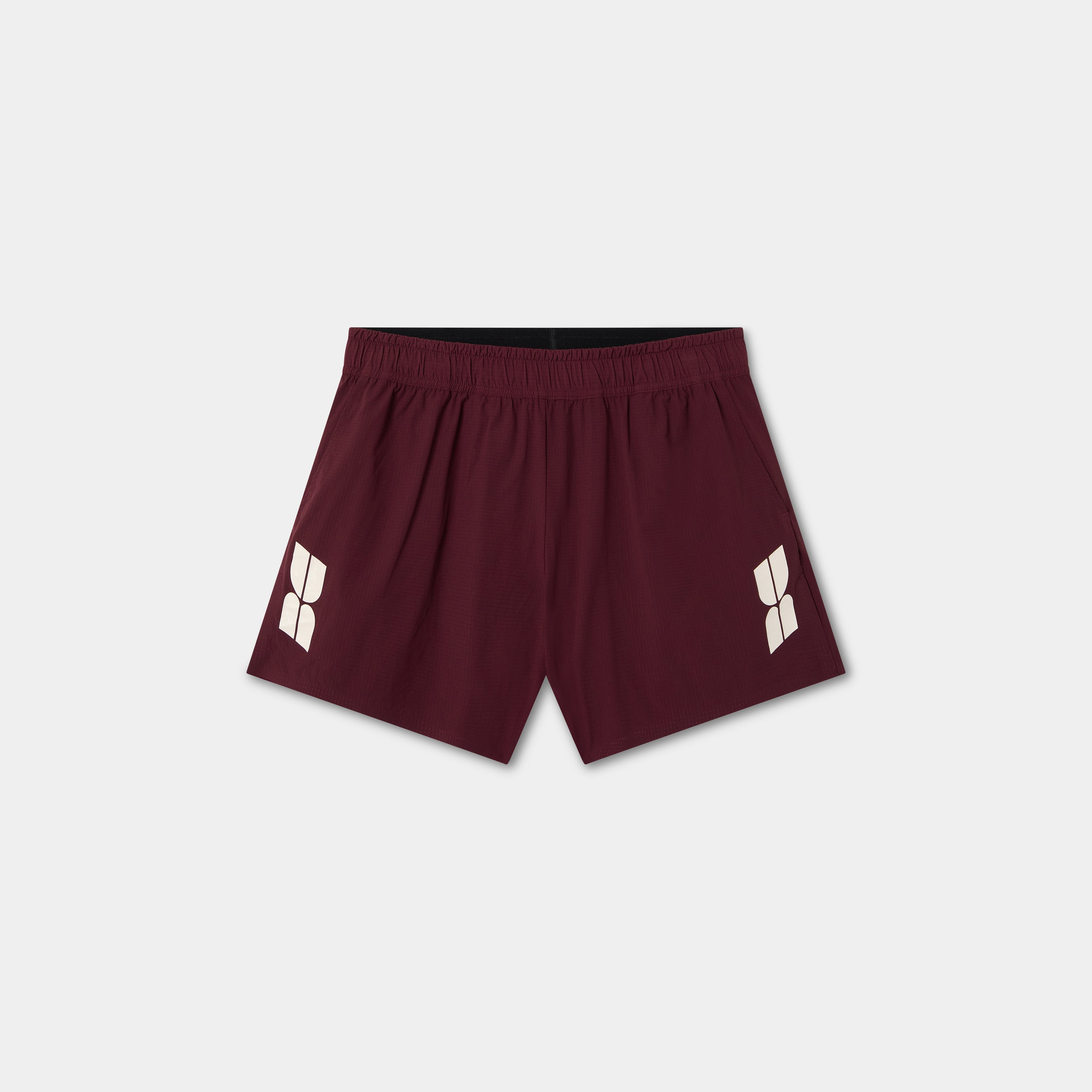 Short de running para hombre Tramuntana Short en color burdeos - BILMA colección Respect the Distance