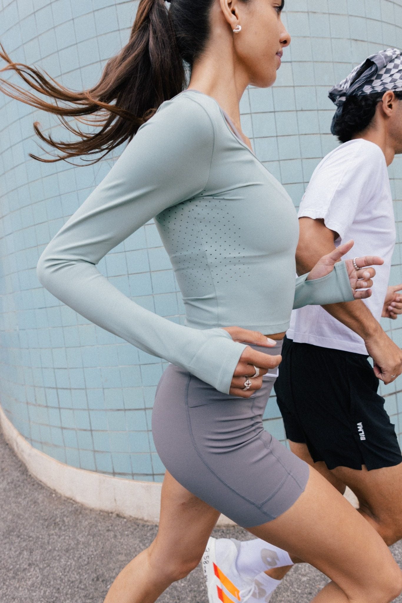 Sage Form Longsleeve BILMA - Manga larga técnica