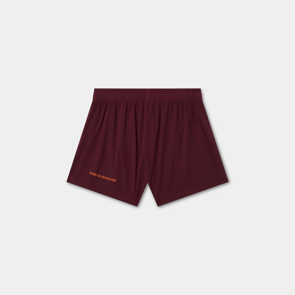 Short Tramuntana burdeos de la colección de verano Respect the Distance - BILMA