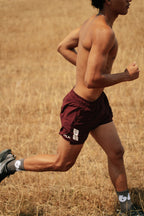 Short de running Tramuntana burdeos de secado rápido - vista 7 - BILMA