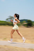Malla corta de running Pals Tight verde para mujer - vista 6 - BILMA